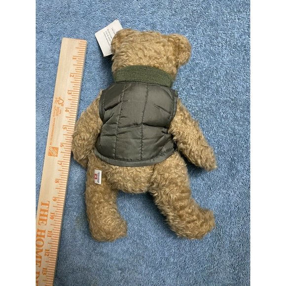 English Heritage Teddy Bear Cuthbert 10" Custodian Green Vest Plush - Picture 2 of 7